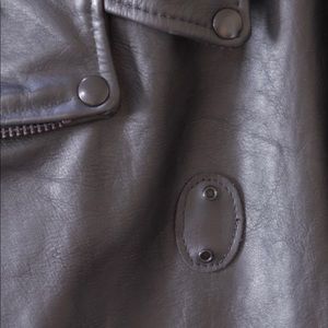 Black men leather jacket